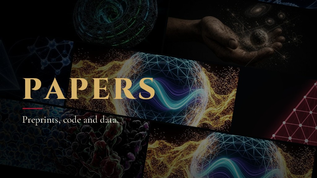 Papers. Preprints, code and data.